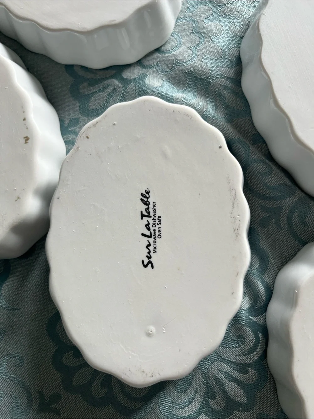 Sur La Table Porcelain Oval Crème Brûlée Dish set of 5